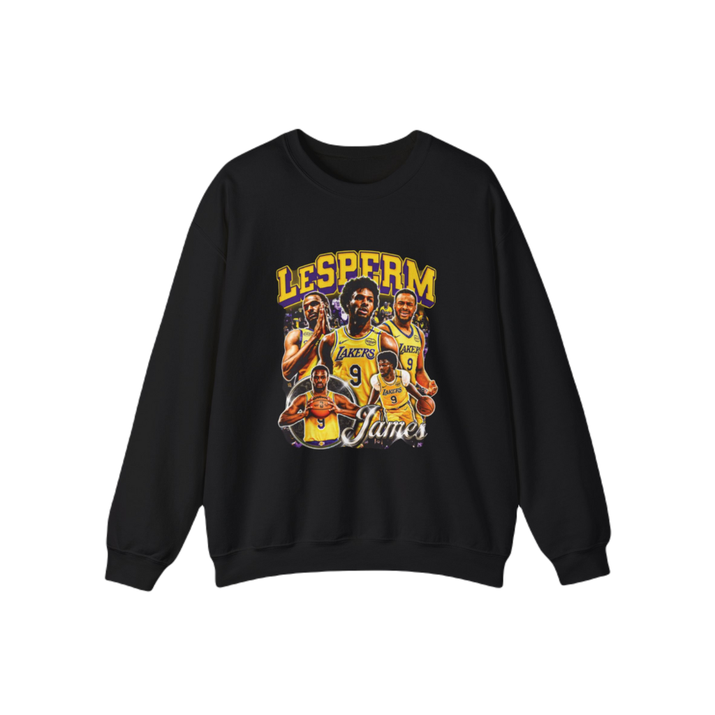 LeSPERM JAMES CREWNECK