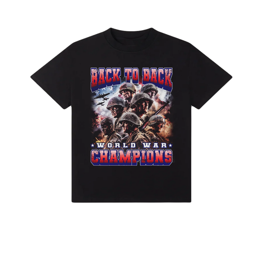 Back to Back World War Champions TEE