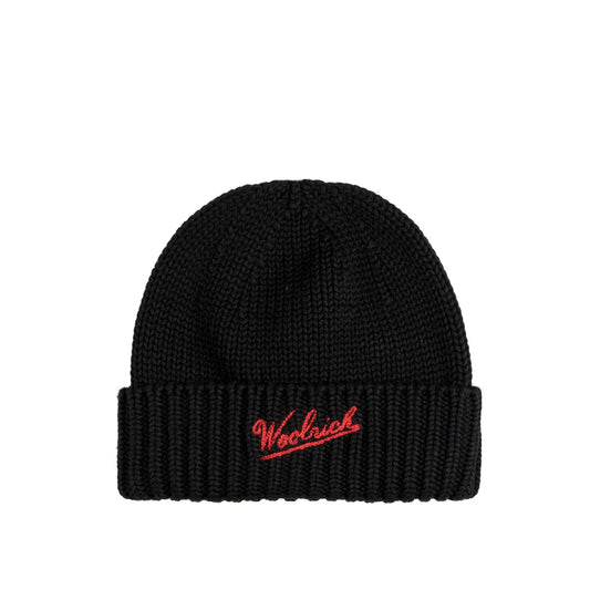 Woolrich Merino Wool Logo BEANIE